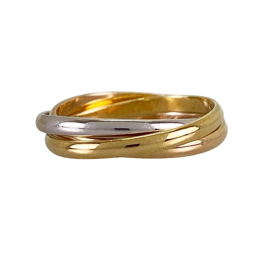 CARTIER TRINITY YELLOW GOLD RING - 2