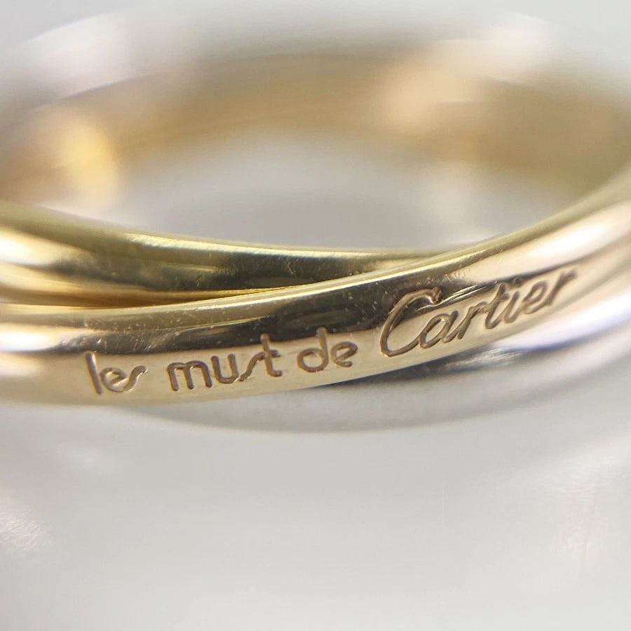 CARTIER TRINITY YELLOW GOLD RING - 4