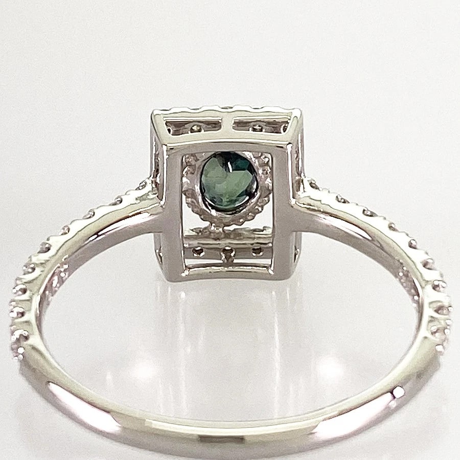 RING PLATINUM ALEXANDRITE DIAMOND - 3