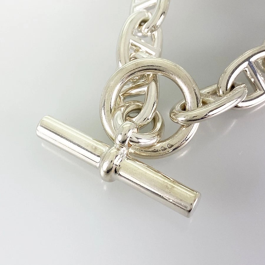 HERMES SILVER BRACELET - 4