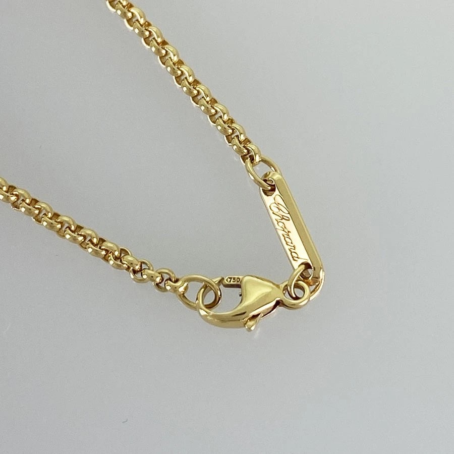 CHOPARD YELLOW GOLD NECKLACE - 4