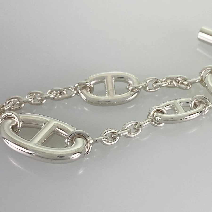 HERMES SILVER BRACELET - 4