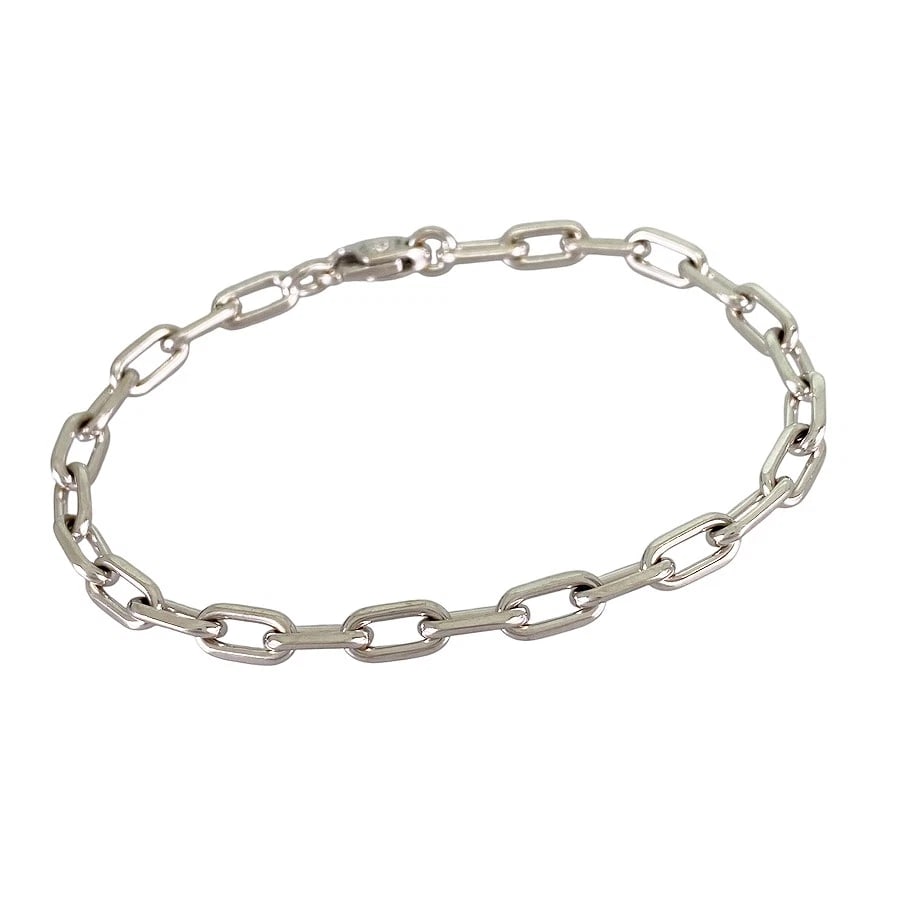 CARTIER SPARTACUS WHITE GOLD BRACELET: Cartier Spartacus White gold Bracelet Brand: Cartier Type/Style: Bracelet Material: 18K White Gold Color: Silver Size: Wrist Size:17.5cm Accessories: None Accessories Notice: When purchasing