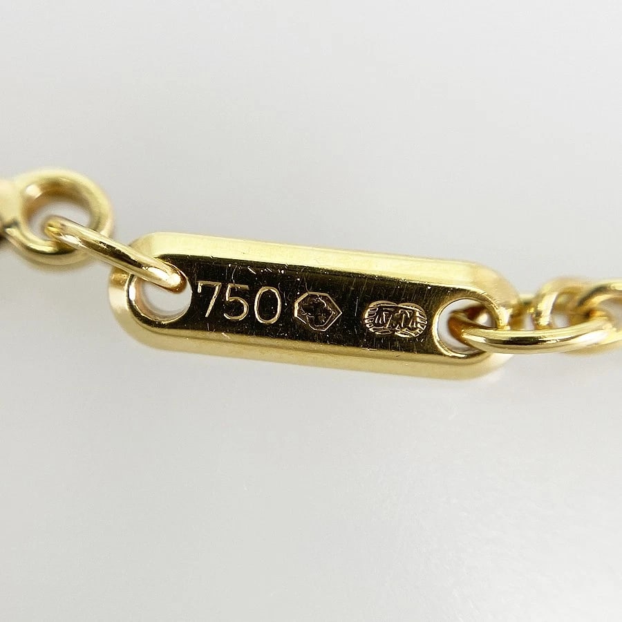 CHOPARD YELLOW GOLD DIAMOND NECKLACE - 4