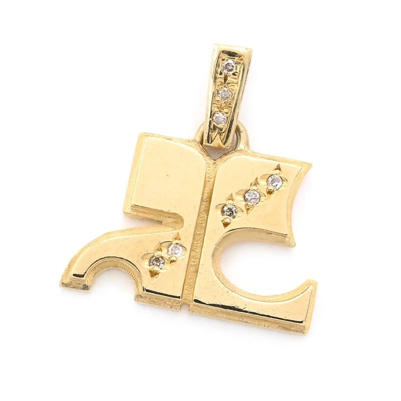 COURREGES NATURAL DIAMOND PENDANT TOP (1 of 2)