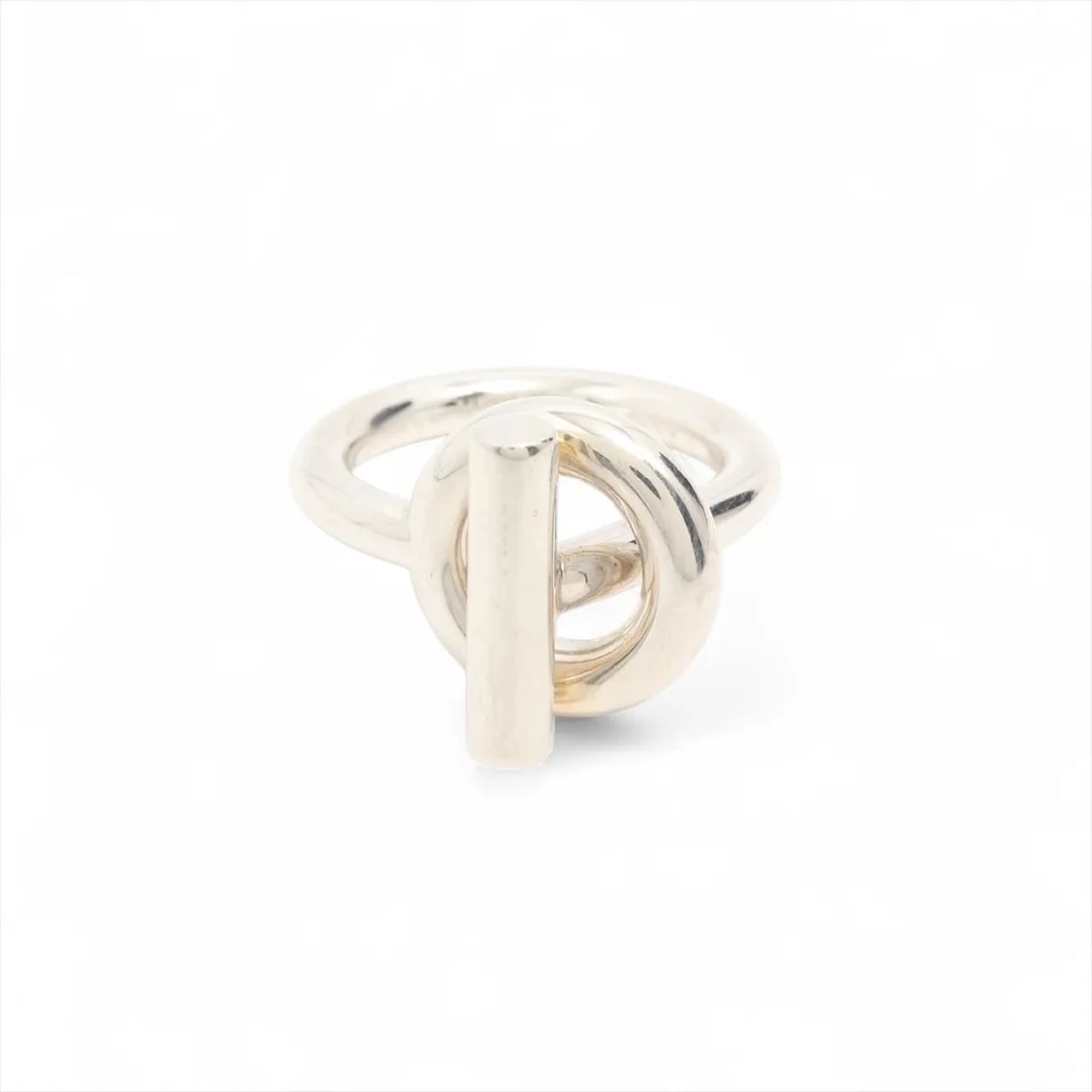 HERMES ECHAPPEERING: Hermes EchappeeRing Brand: Hermès Type/Style: Ring Material: 925 Color: Silver Size: 6.25 - 6.5 US Accessories: None Accessories Notice: When purchasing pre-owned goods, please refer to the photos