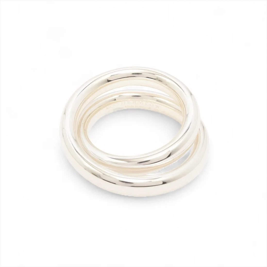 HERMES VERTIGES RING: Hermes Vertiges Ring Brand: Hermès Type/Style: Ring Material: 925 Color: Silver Size: 6.75 - 7 US Accessories: None Accessories Notice: When purchasing pre-owned goods, please refer to the