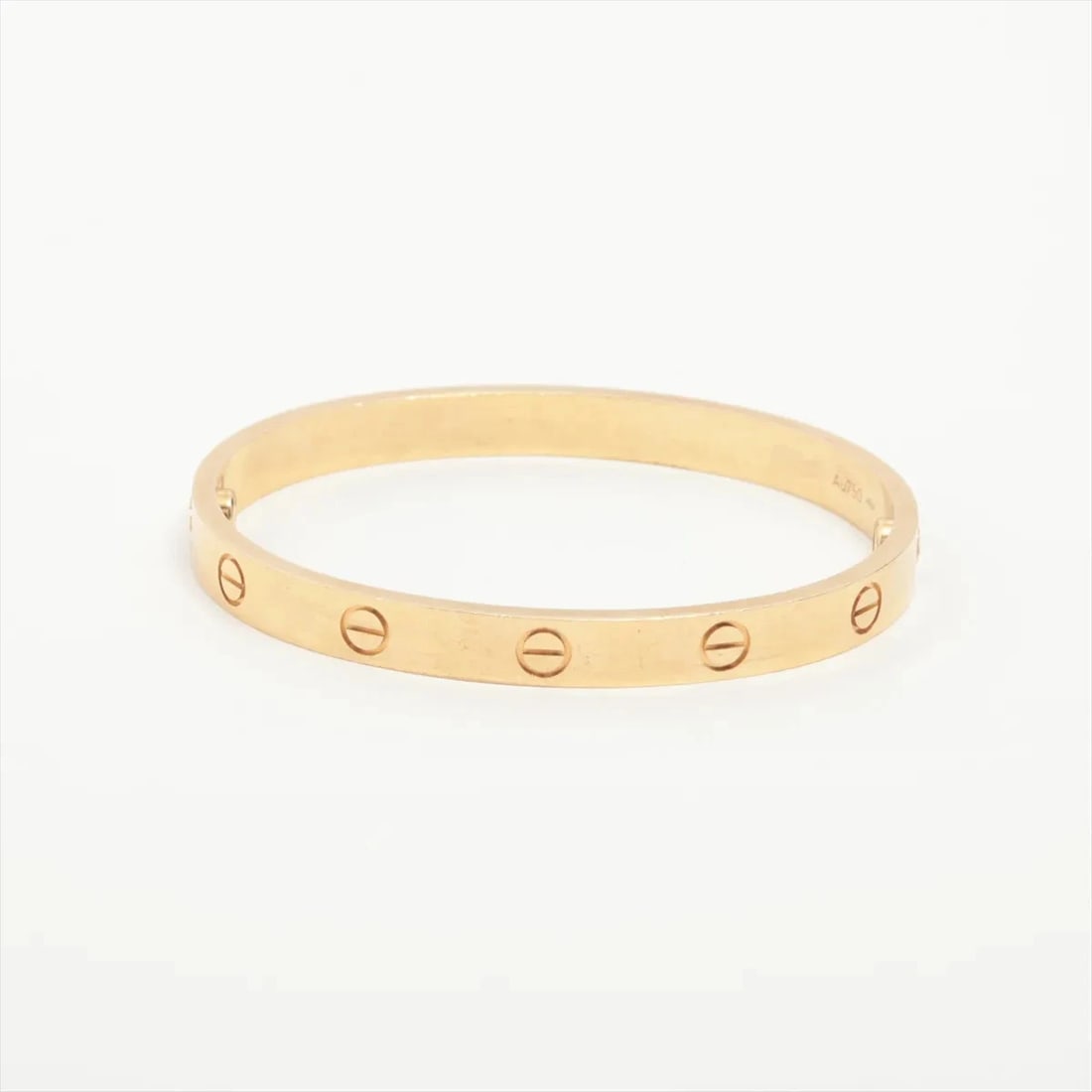 CARTIER LOVE BRACELET 750(YG): Cartier Love Bracelet 750(YG) Brand: Cartier Type/Style: Bracelet Material: 750(YG) Color: Not Specified Size: (CM) Bracelet length:16.2 (Inch) Bracelet Length:6.4inch Accessories: None Accessories