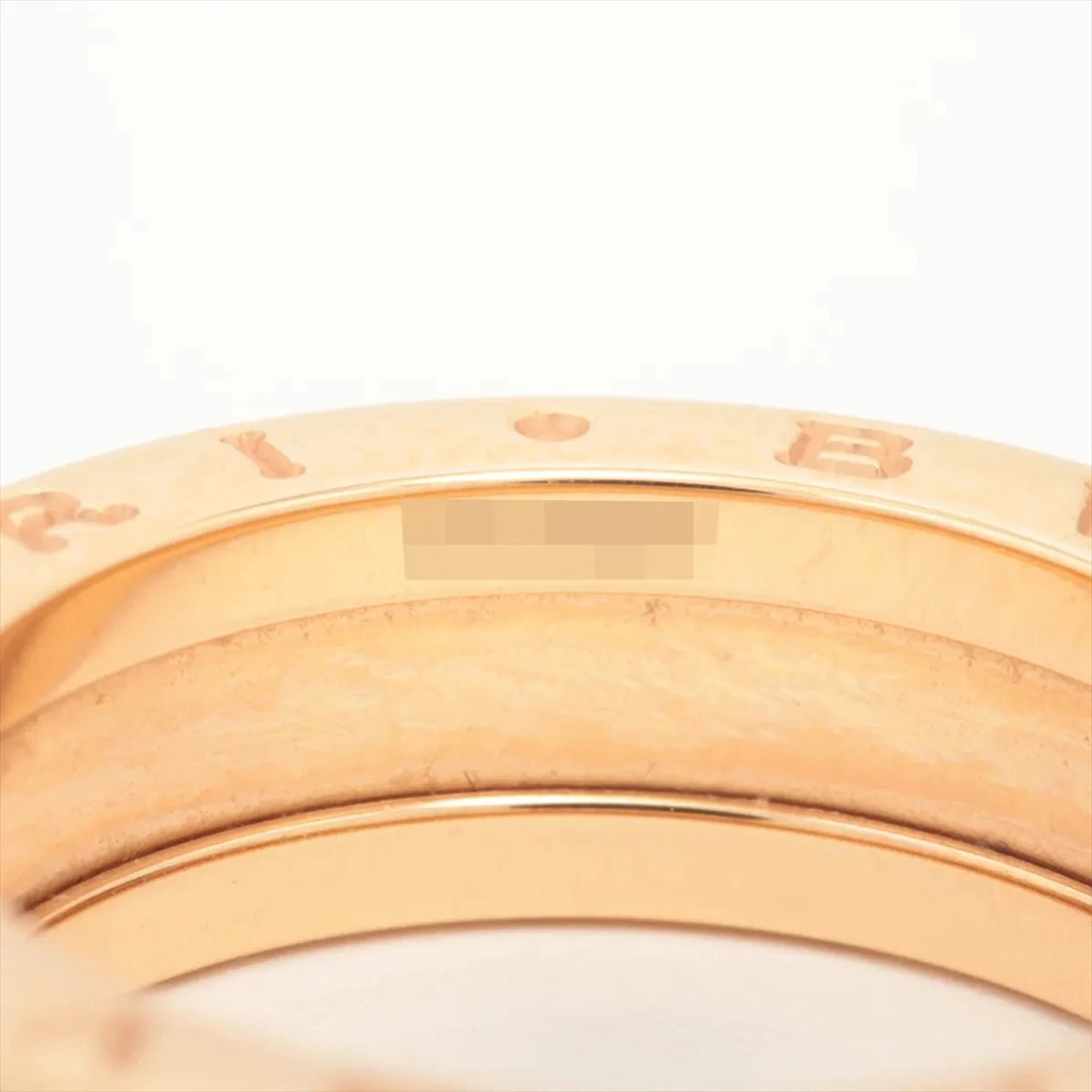 BVLGARI B.ZERO 1 LOCK RING 750 (PG) × CERAMIC - 3