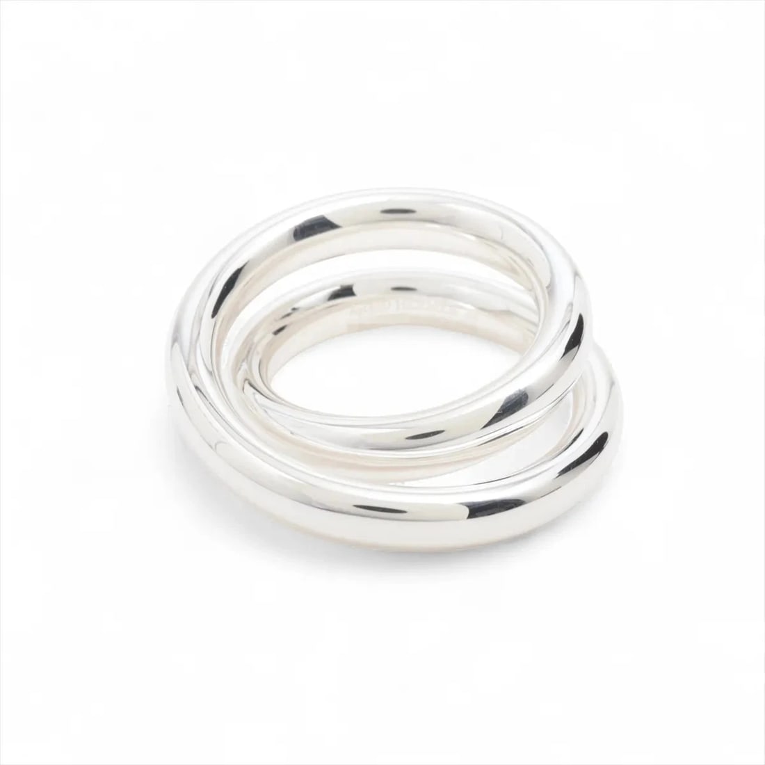 HERMES VERTIGES RING: Hermes Vertiges Ring Brand: Hermès Type/Style: Ring Material: 925 Color: Silver Size: 5.25 US Accessories: None Accessories Notice: When purchasing pre-owned goods, please refer to the photos of the