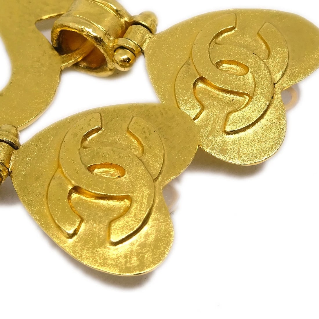CHANEL EARRINGS GOLD - 3