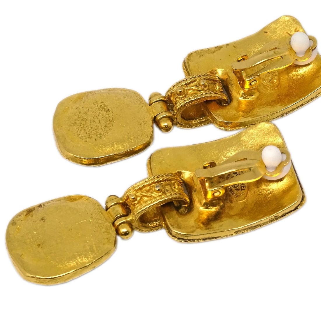 CHANEL DANGLE EARRINGS - 3