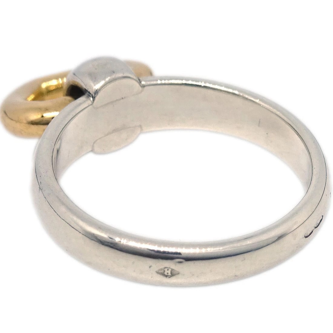 HERMES HEART KNOCK RING 18K SV925: Hermes Heart Knock Ring 18K SV925 Brand: Tiffany & Co. Type/Style: Ring Material: 18K SV925 Color: Silver, Gold Size: 5.5 - 5.75 US Accessories: None Accessories Notice: When purchasing pr