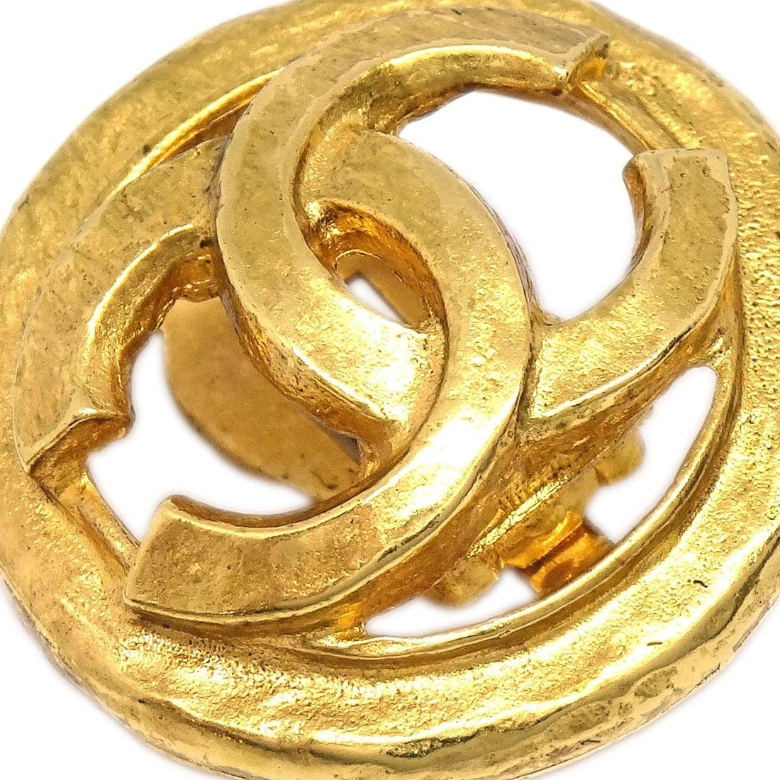 CHANEL EARRINGS GOLD - 2