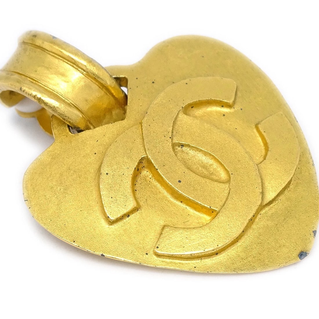 CHANEL EARRINGS GOLD - 2