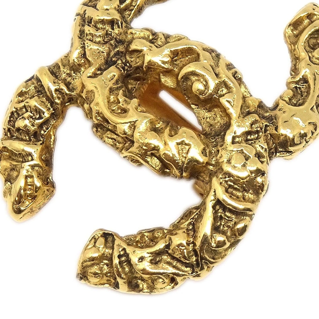 CHANEL EARRINGS GOLD - 2