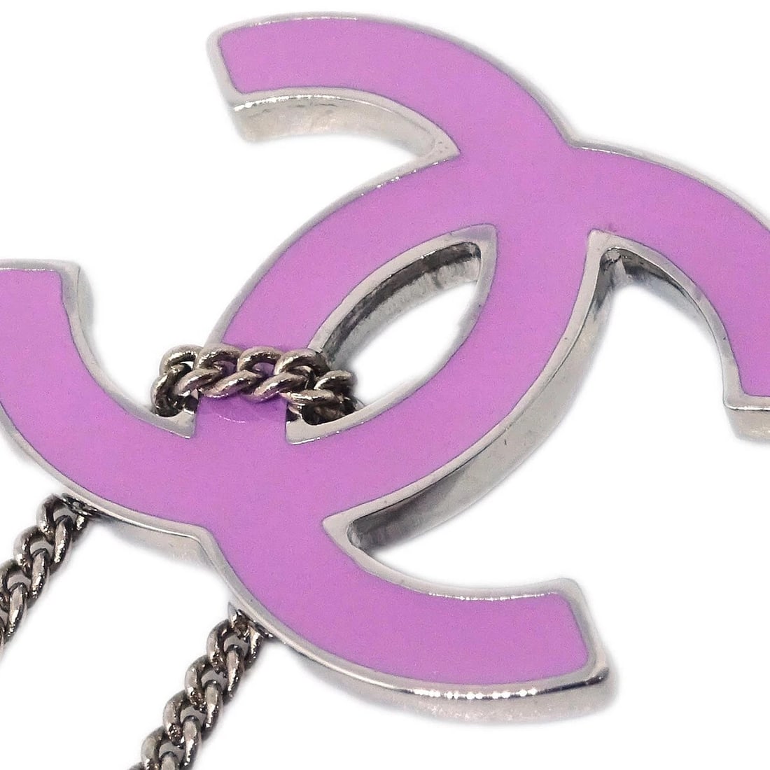 CHANEL SILVER CHAIN BRACELET - 3