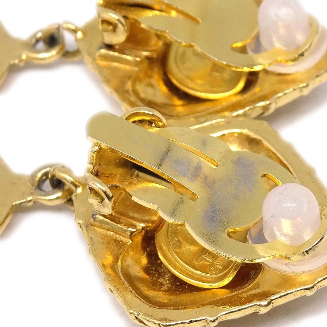 CHANEL EARRINGS GOLD - 2