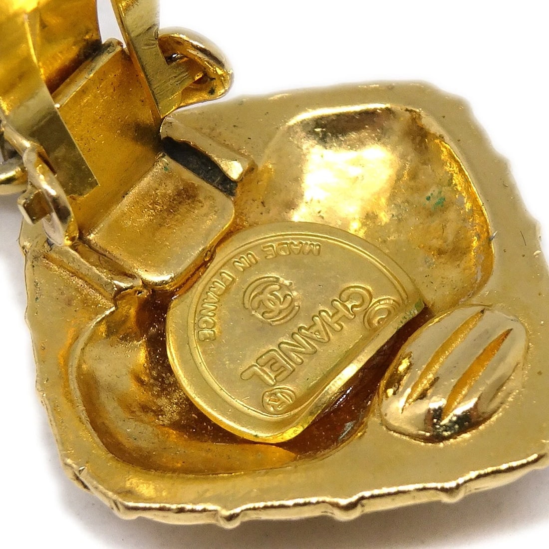 CHANEL EARRINGS GOLD - 3