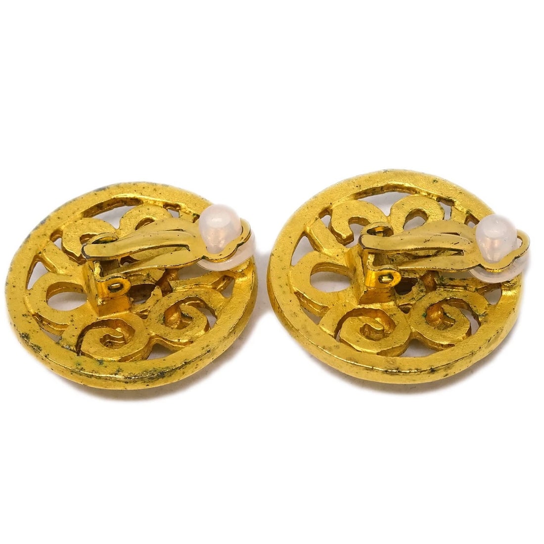 CHANEL EARRINGS GOLD - 3