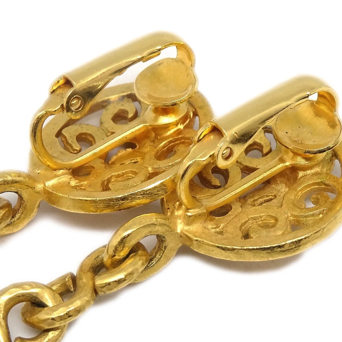 CHANEL EARRINGS GOLD - 3