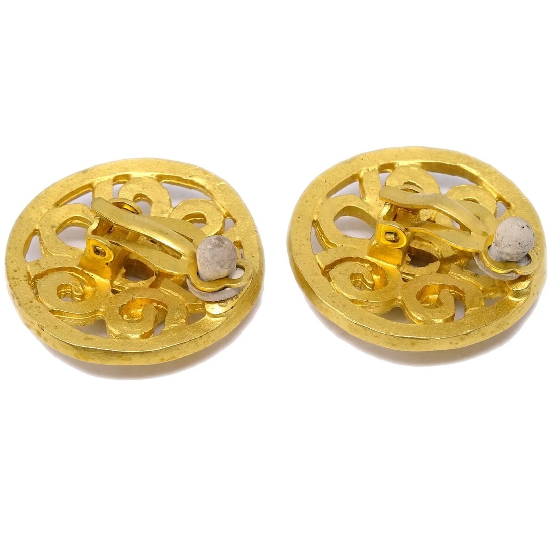 CHANEL EARRINGS GOLD - 3