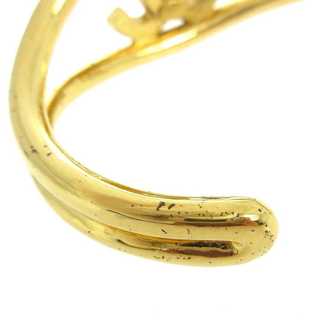 CHANEL GOLD BRACELET BANGLE - 4