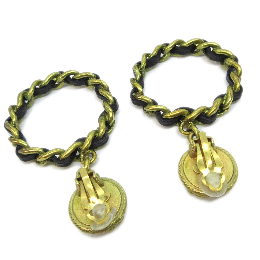 CHANEL EARRINGS GOLD - 2