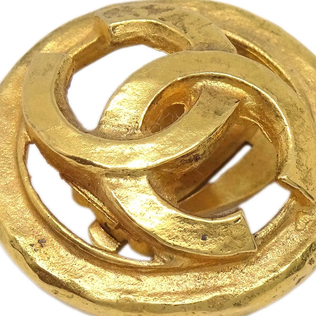 CHANEL EARRINGS GOLD - 2