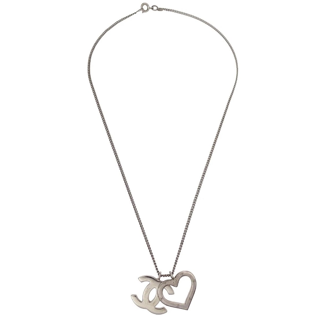 CHANEL NECKLACE SILVER - 2