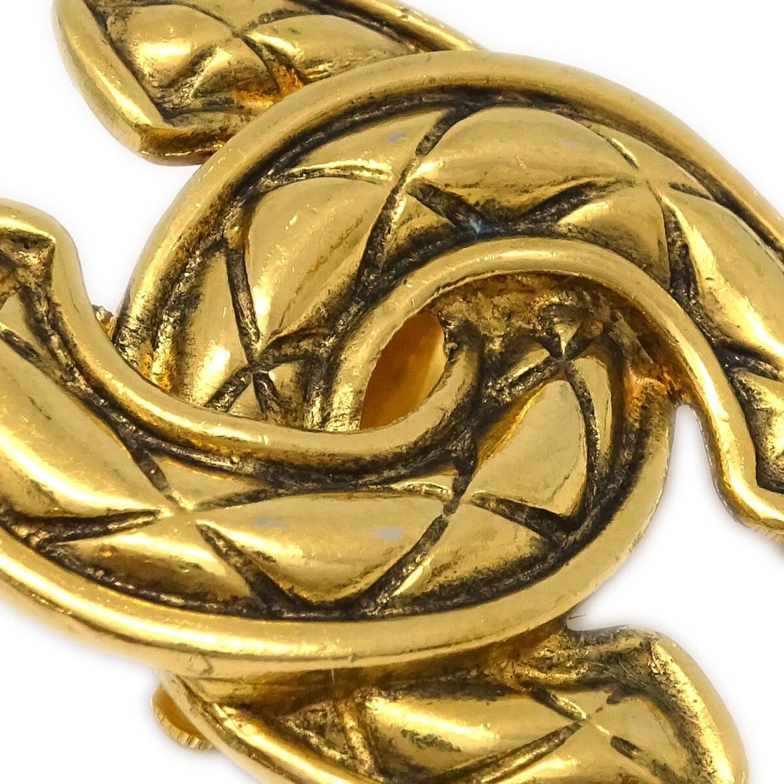 CHANEL EARRINGS GOLD - 2