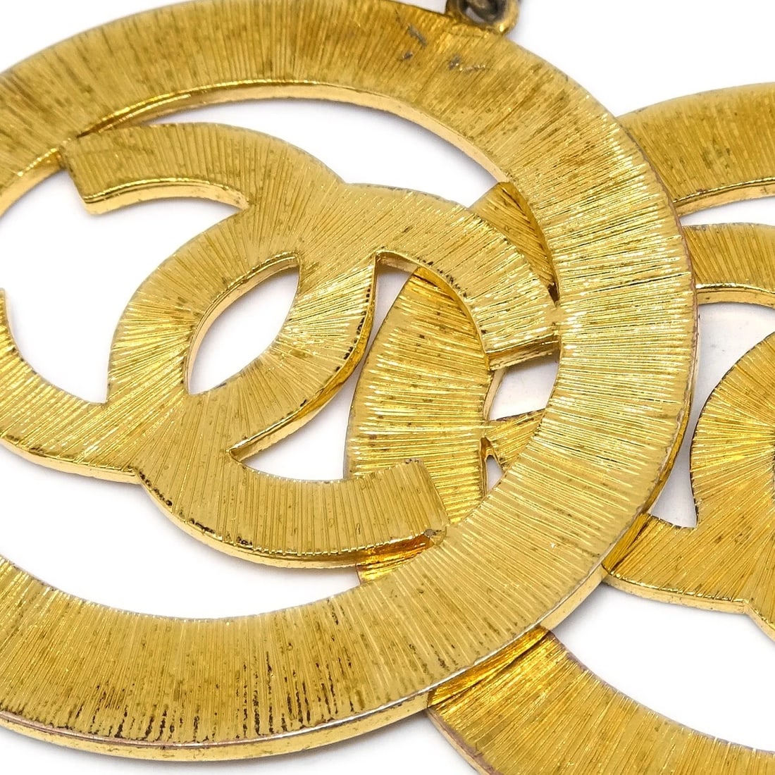 CHANEL EARRINGS GOLD - 2