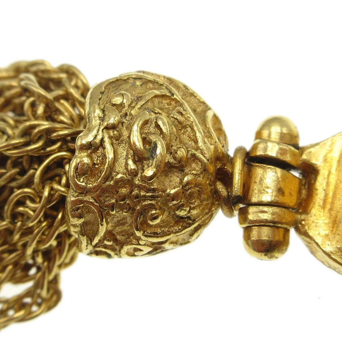CHANEL EARRINGS GOLD - 3