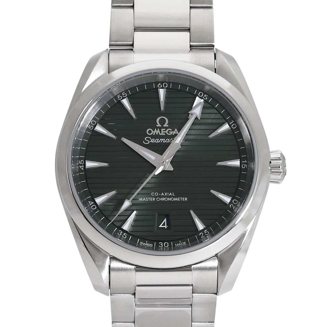 OMEGA SEAMASTER GREEN DIAL WATCH: OMEGA Seamaster green Dial Watch Brand: OMEGA Type: Wristwatch Material: SS Color: Dial color green Size: Bracelet size 19.0cmCase size: 38.0mm Accessories: None Accessories Notice: When p