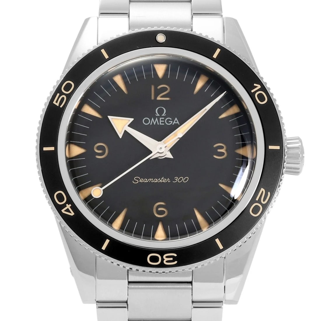 OMEGA SEAMASTER BLACK DIAL WATCH - 2