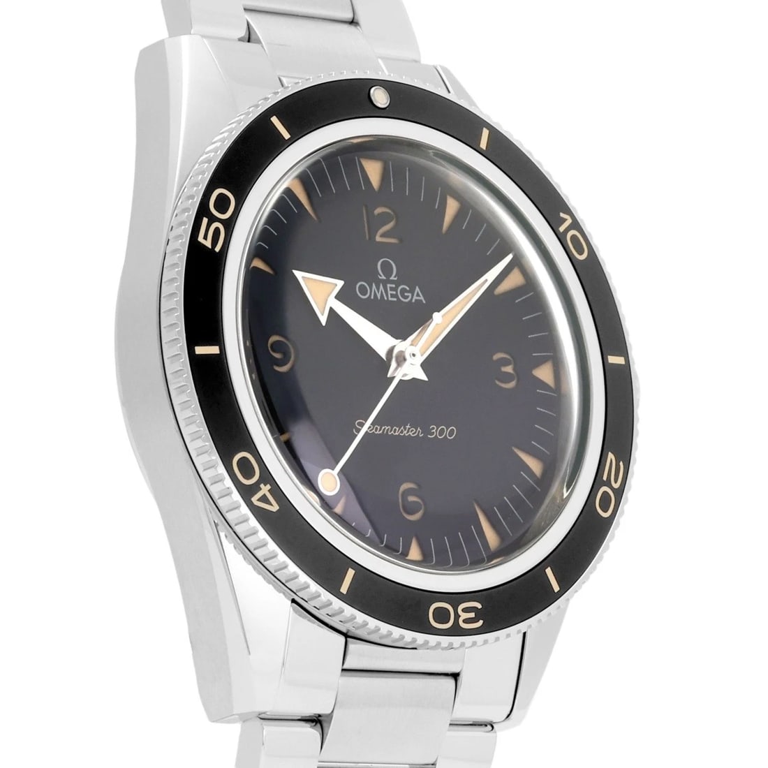OMEGA SEAMASTER BLACK DIAL WATCH - 3