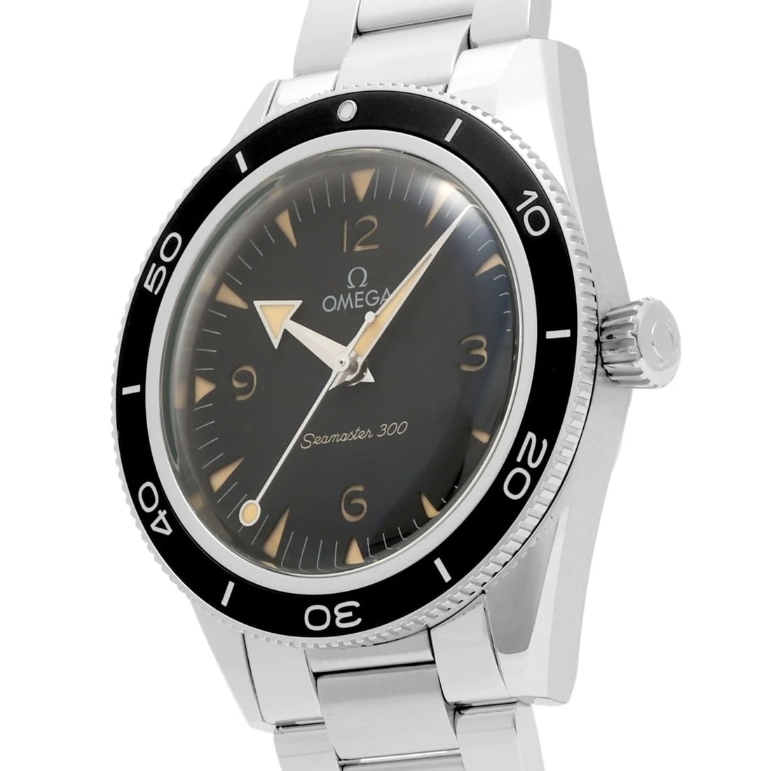 OMEGA SEAMASTER BLACK DIAL WATCH - 4