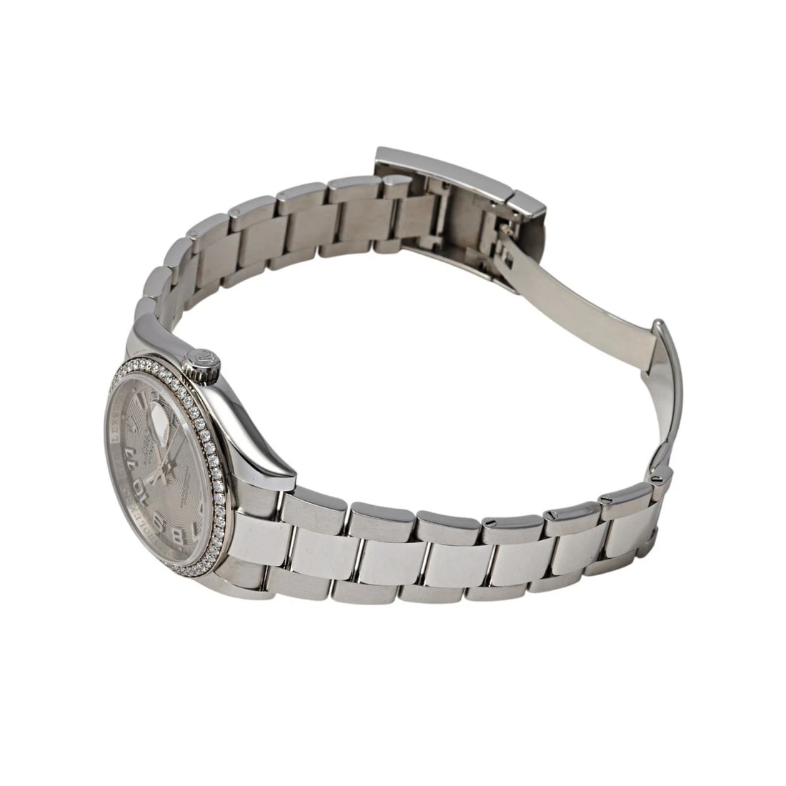 ROLEX DATEJUST SILVER/ARABIC DIAL WATCH - 3
