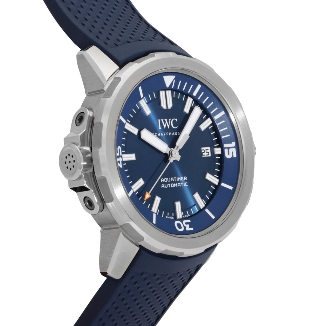 IWC AQUA TIMER AUTOMATIC BLUE DIAL WATCH - 3