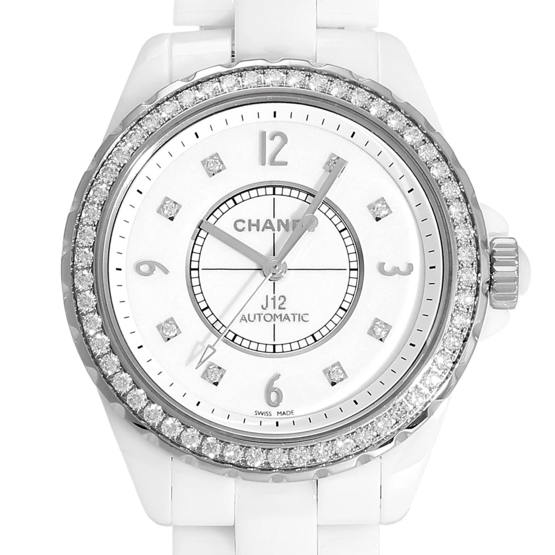 CHANEL WHITE DIAL WATCH - 2