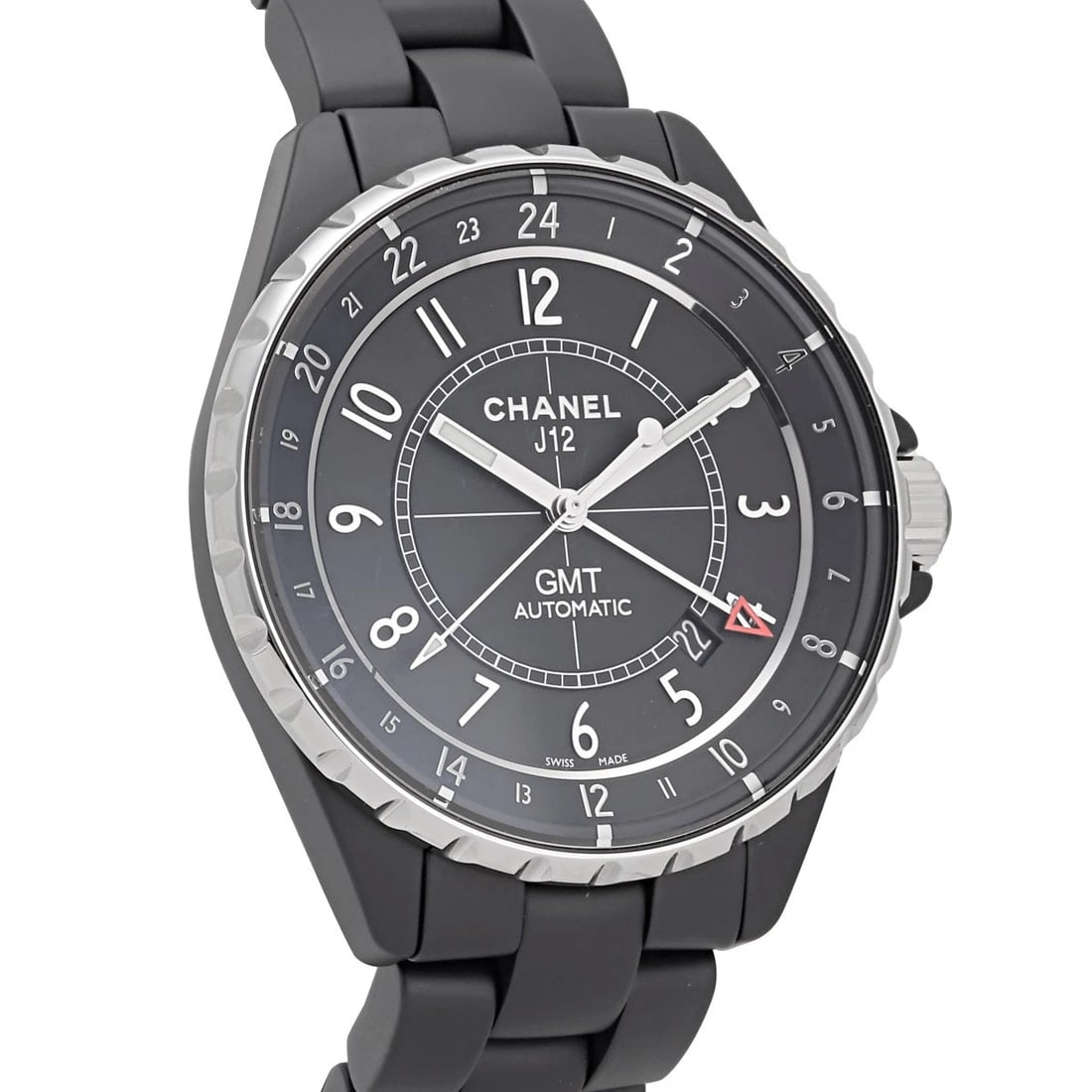 CHANEL BLACK DIAL WATCH - 2