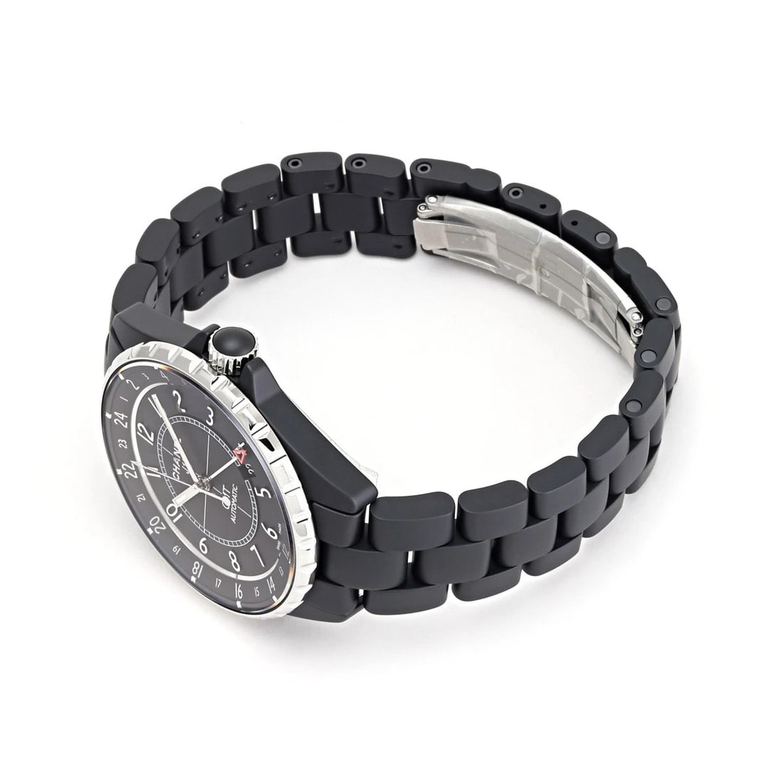 CHANEL BLACK DIAL WATCH - 3