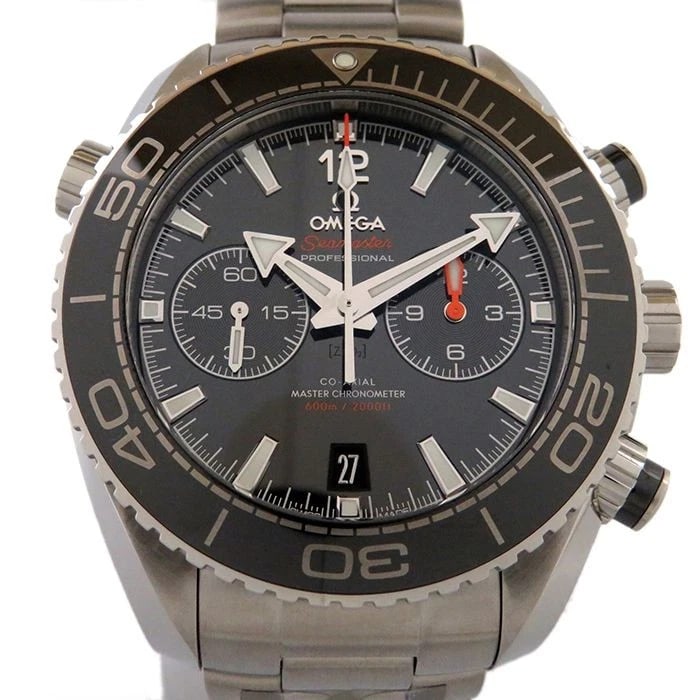 OMEGA SEAMASTER BLACK DIAL WATCH: OMEGA Seamaster black Dial Watch Brand: OMEGA Type: Wristwatch Material: Stainless Steel,Stainless Steel Color: Dial color black Size: Bracelet size: 21.0cm Case size: 45.0mm Accessories: None