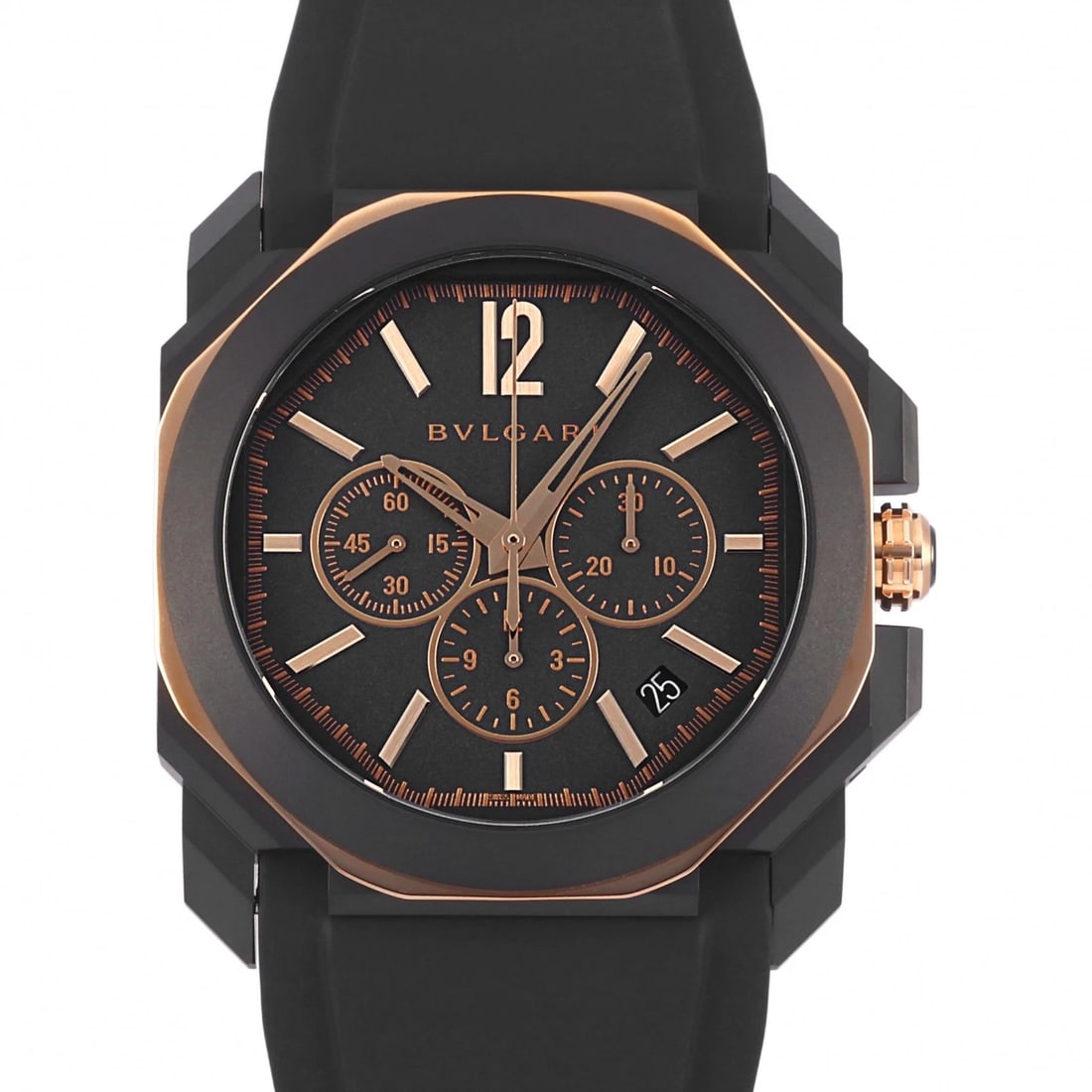 BVLGARI OCTO CHARCOAL GRAY DIAL WATCH (1 of 2)