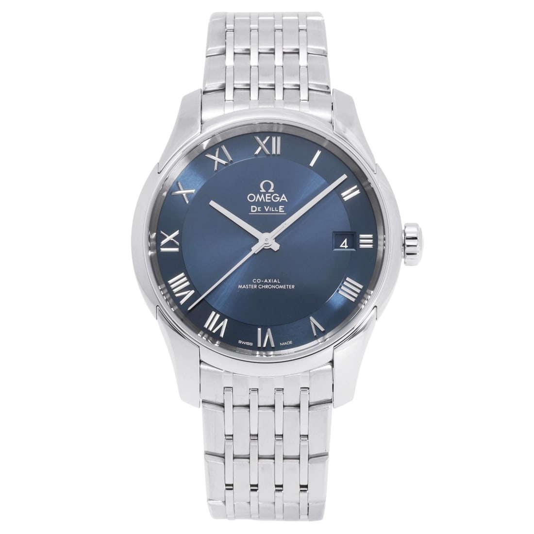 OMEGA DE VILLE BLUE DIAL WATCH (1 of 4)