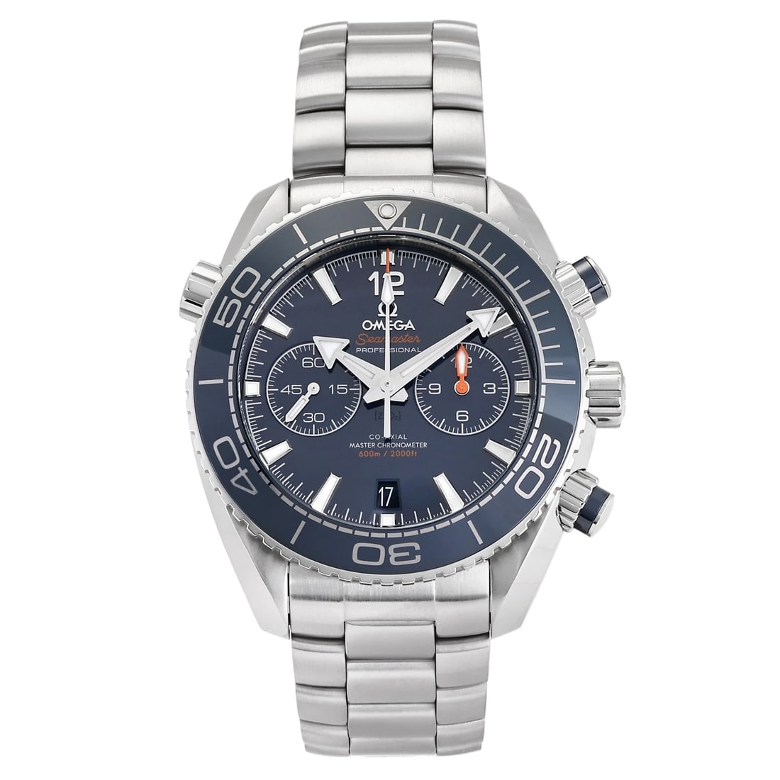 OMEGA SEAMASTER BLUE DIAL WATCH: OMEGA Seamaster blue Dial Watch Brand: OMEGA Type: Wristwatch Material: stainless stainless Color: Dial color blue Size: Bracelet size: 20.0cm Case size: 46.0mm Accessories: None Accessori