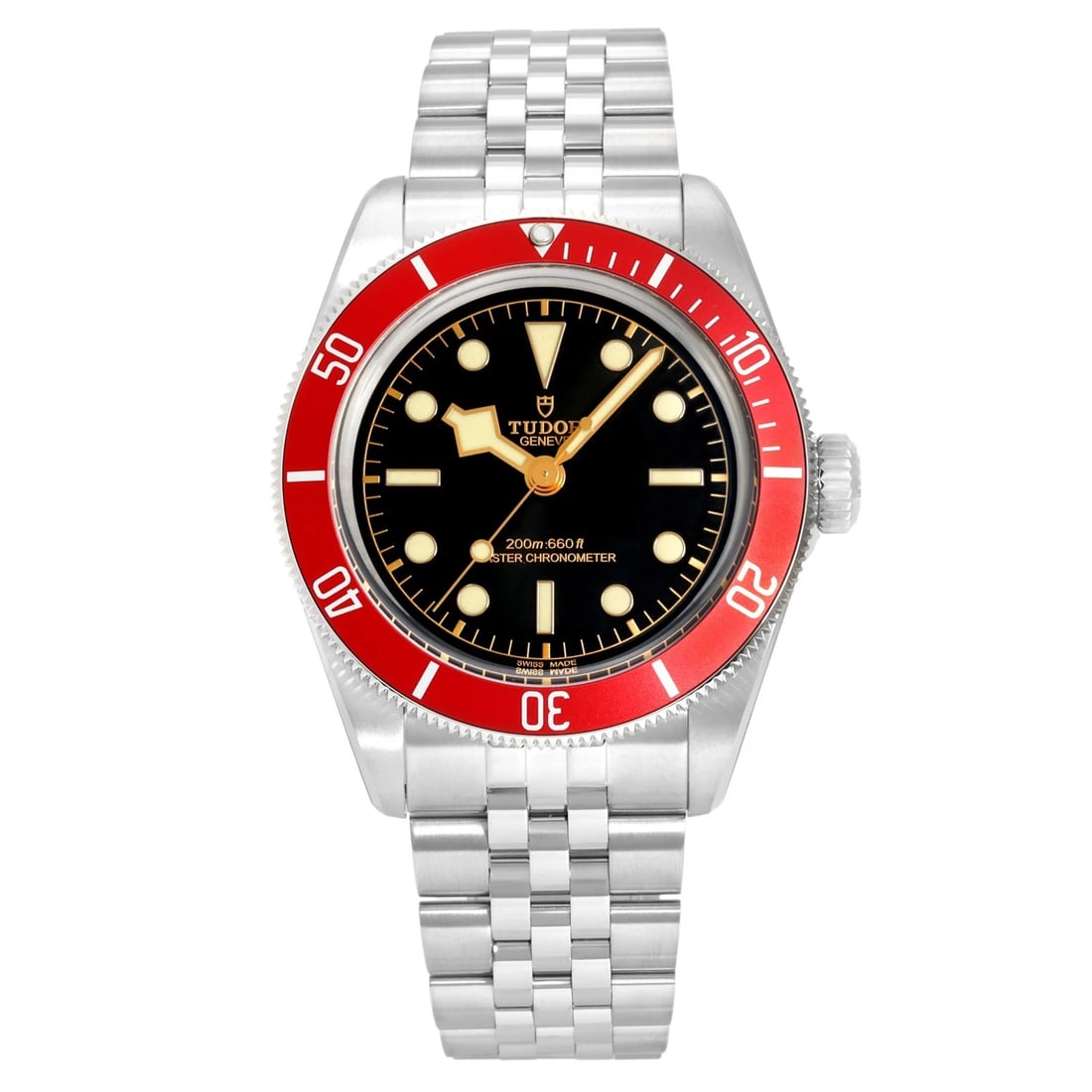 TUDOR BLACK BAY BLACK/DOT DIAL WATCH: Tudor Black bay black/dot Dial Watch Brand: Tudor Type: Wristwatch Material: ss ss Color: Dial color black/dot Size: Bracelet size: 20.0cm Case size: 41.0mm Accessories: None Accessories N