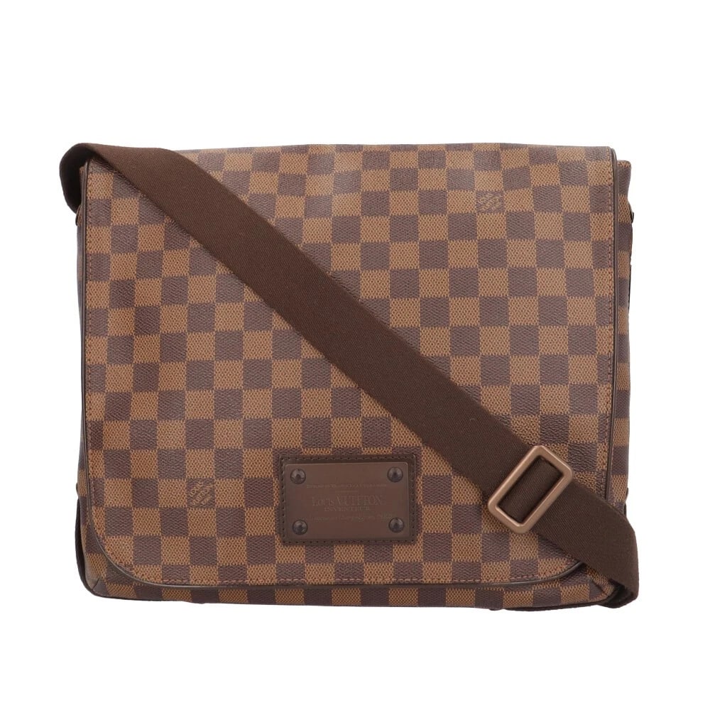 LOUIS VUITTON SHOULDER BAG CROSS BODY: LOUIS VUITTON Shoulder Bag Cross Body Brand: LOUIS VUITTON Type/Style: Shoulder Bag Material: Exterior Material Damier canvas Color: Exterior Color Brown Size: W13.0 x H10.8 x D3.1inch Accessories: