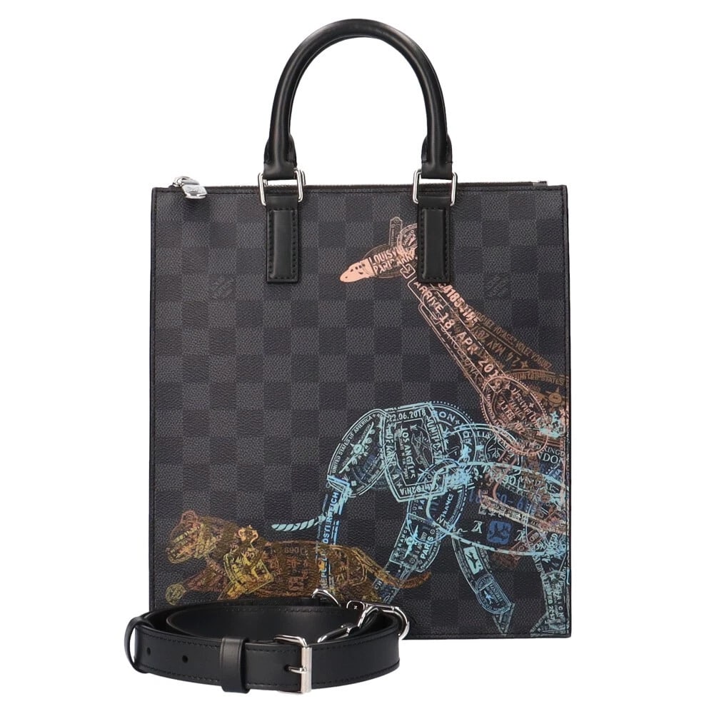 LOUIS VUITTON SHOULDER BAG DAMIER GRAFITTO CANVAS 2WAY: LOUIS VUITTON Shoulder Bag Damier Grafitto Canvas 2way Brand: LOUIS VUITTON Type/Style: Shoulder Bag Material: Exterior Material Damier Grafitto Canvas Color: Exterior Color black / black x gray