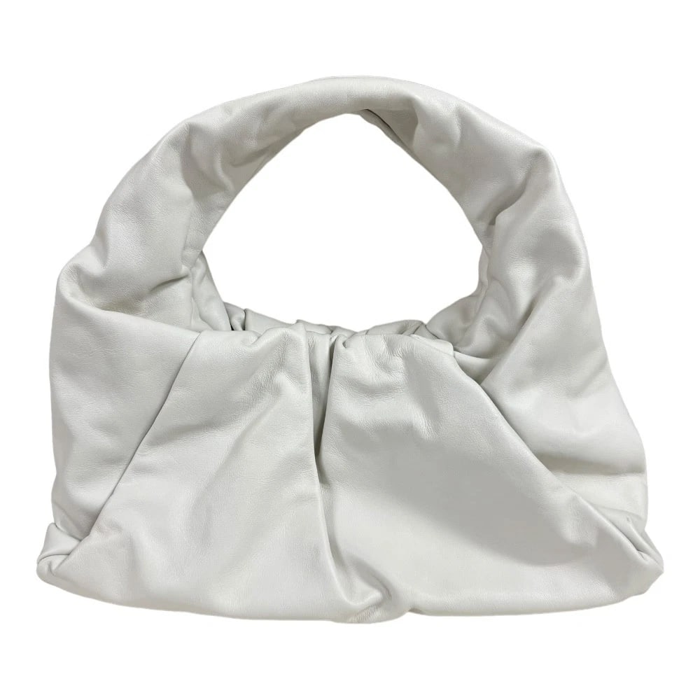 BOTTEGAVENETA SHOULDER BAG LEATHER: BOTTEGAVENETA Shoulder Bag leather Brand: BOTTEGAVENETA Type/Style: Shoulder Bag Material: Exterior Material leather Color: Exterior Color white Size: W14.2 x H7.9 x D3.1inch Accessories: None